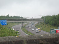 Aqueduct over the M65 near Blackburn